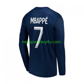 Fotbalový Dres Paris Saint-Germain Mbappé 7 Domácí 2022/23 Dlouhý Rukáv